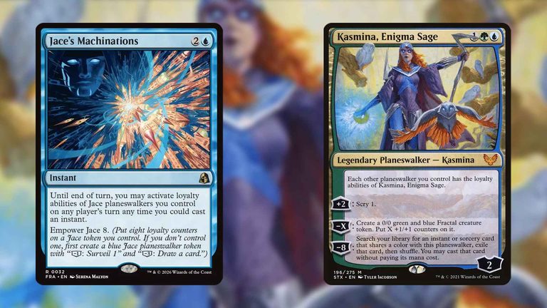 MTG　プレインズウォーカー　カード大量　202枚セット　引退　まとめ 新カード公開、忘れられたプレインズウォーカーとの2枚コンボで3